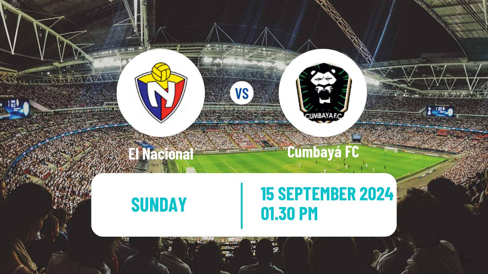 Soccer Ecuadorian Liga Pro El Nacional - Cumbayá