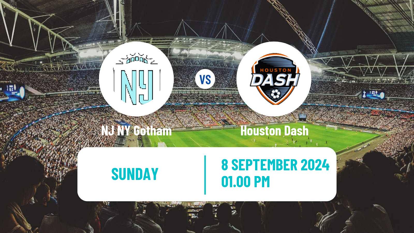 Soccer NWSL NJ NY Gotham - Houston Dash