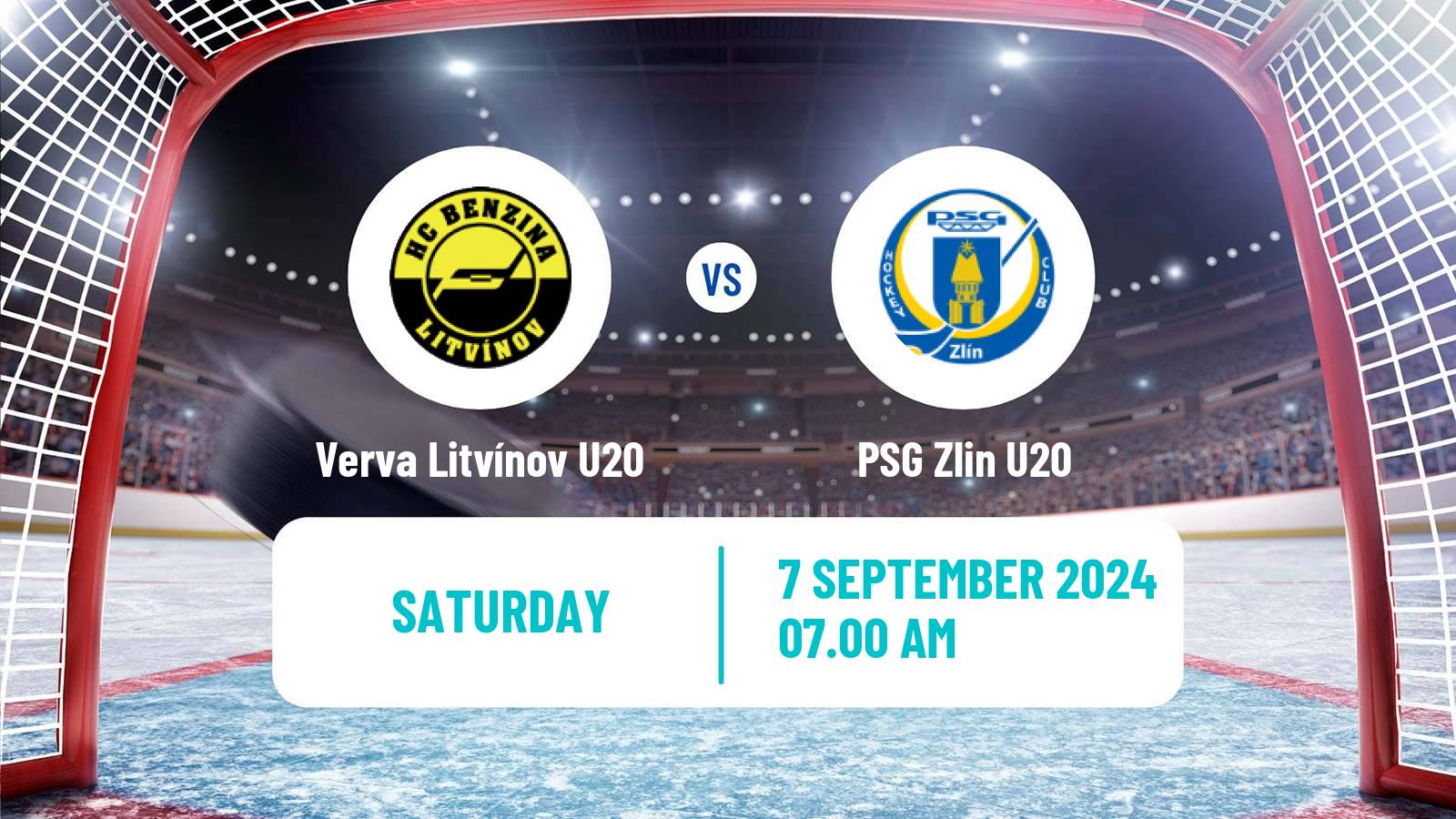 Hockey Czech ELJ Verva Litvínov U20 - Zlin U20