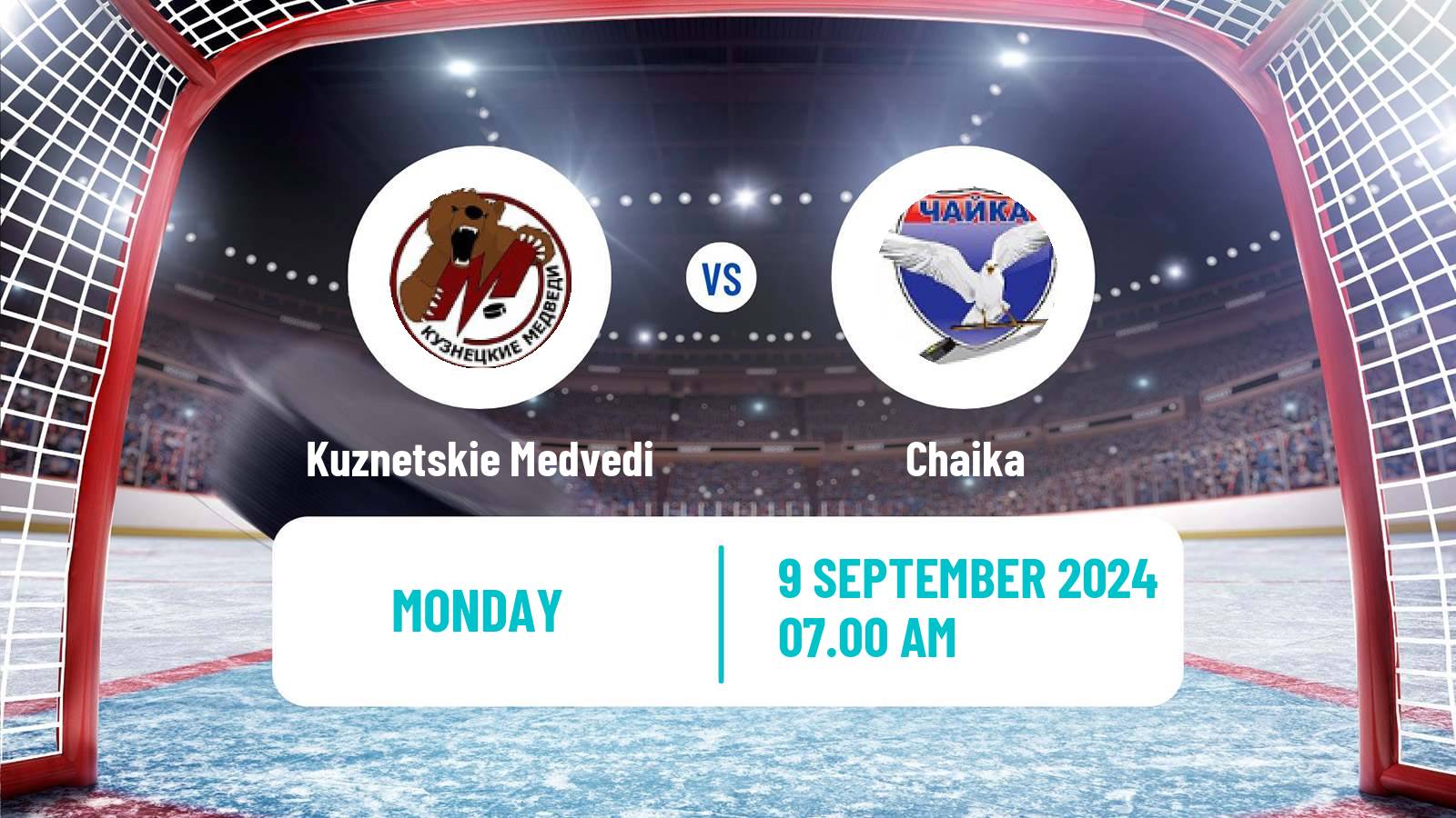 Hockey MHL Kuznetskie Medvedi - Chaika