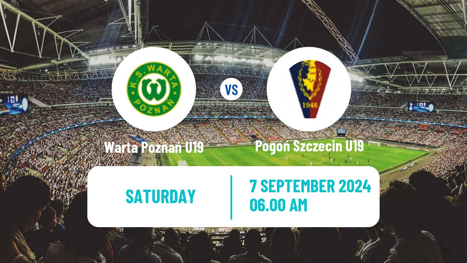 Soccer Polish Central Youth League Warta Poznań U19 - Pogoń Szczecin U19