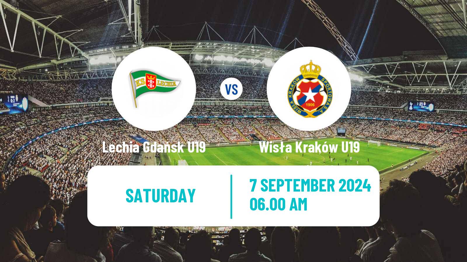 Soccer Polish Central Youth League Lechia Gdańsk U19 - Wisła Kraków U19