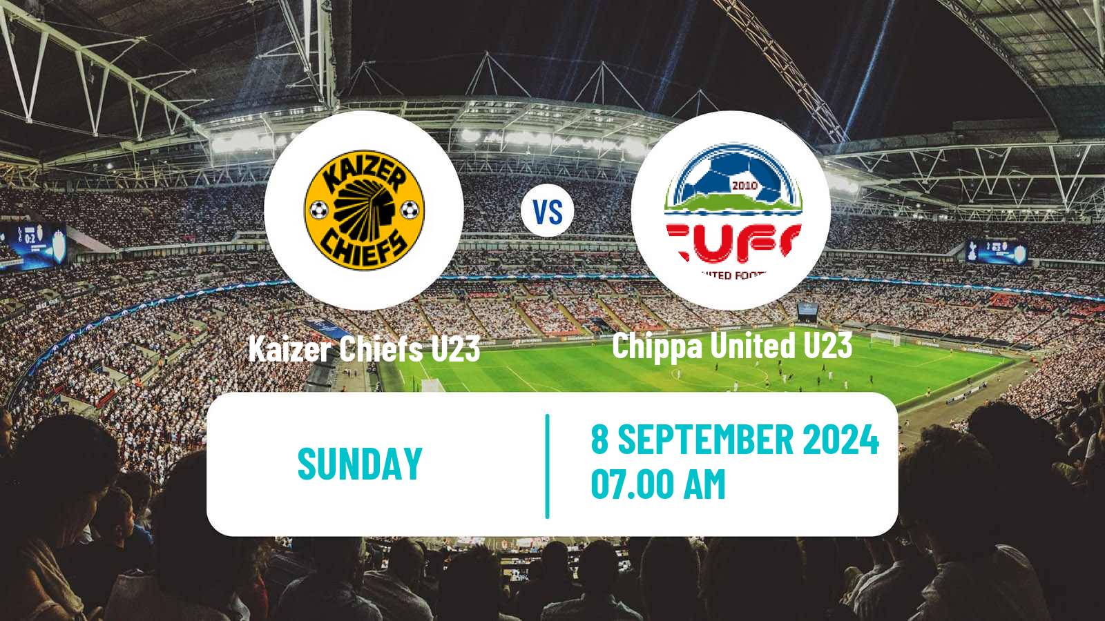 Soccer South African Diski Challenge Kaizer Chiefs U23 - Chippa United U23