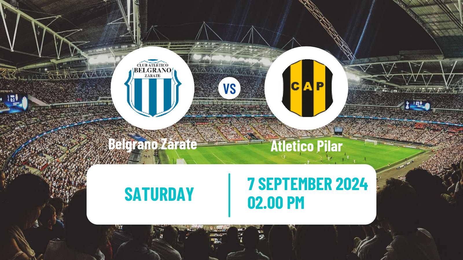 Soccer Argentinian Torneo Promocional Amateur Belgrano Zárate - Atletico Pilar