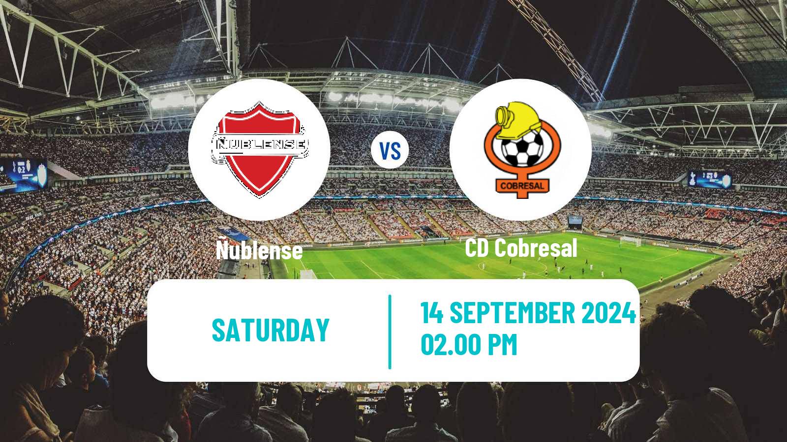 Soccer Chilean Primera Division Ñublense - Cobresal