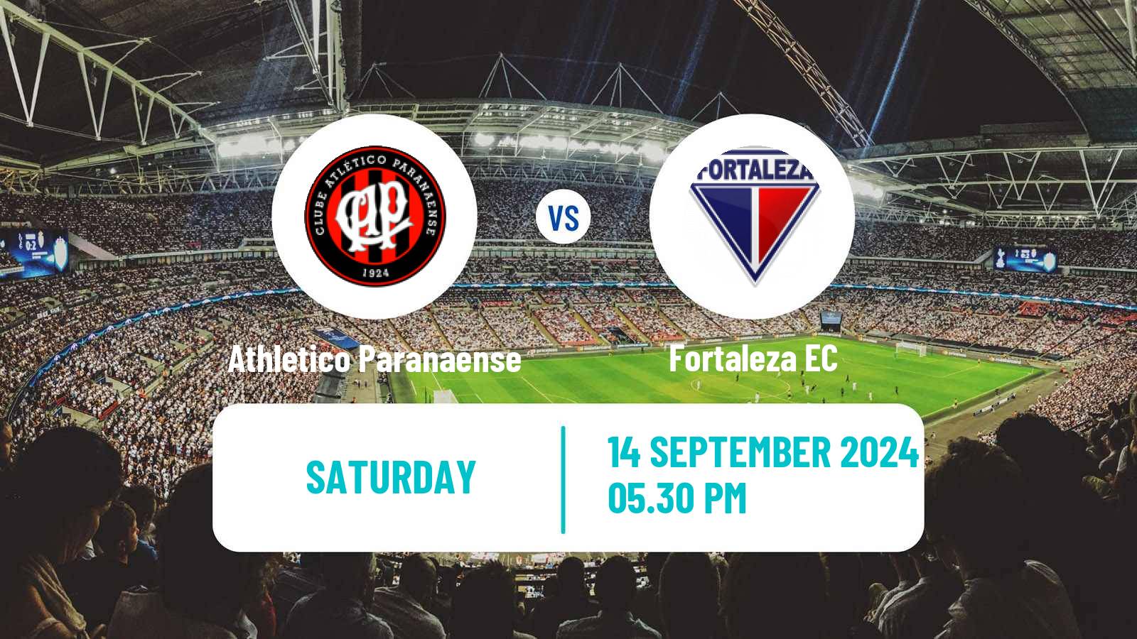 Soccer Brazilian Serie A Athletico Paranaense - Fortaleza