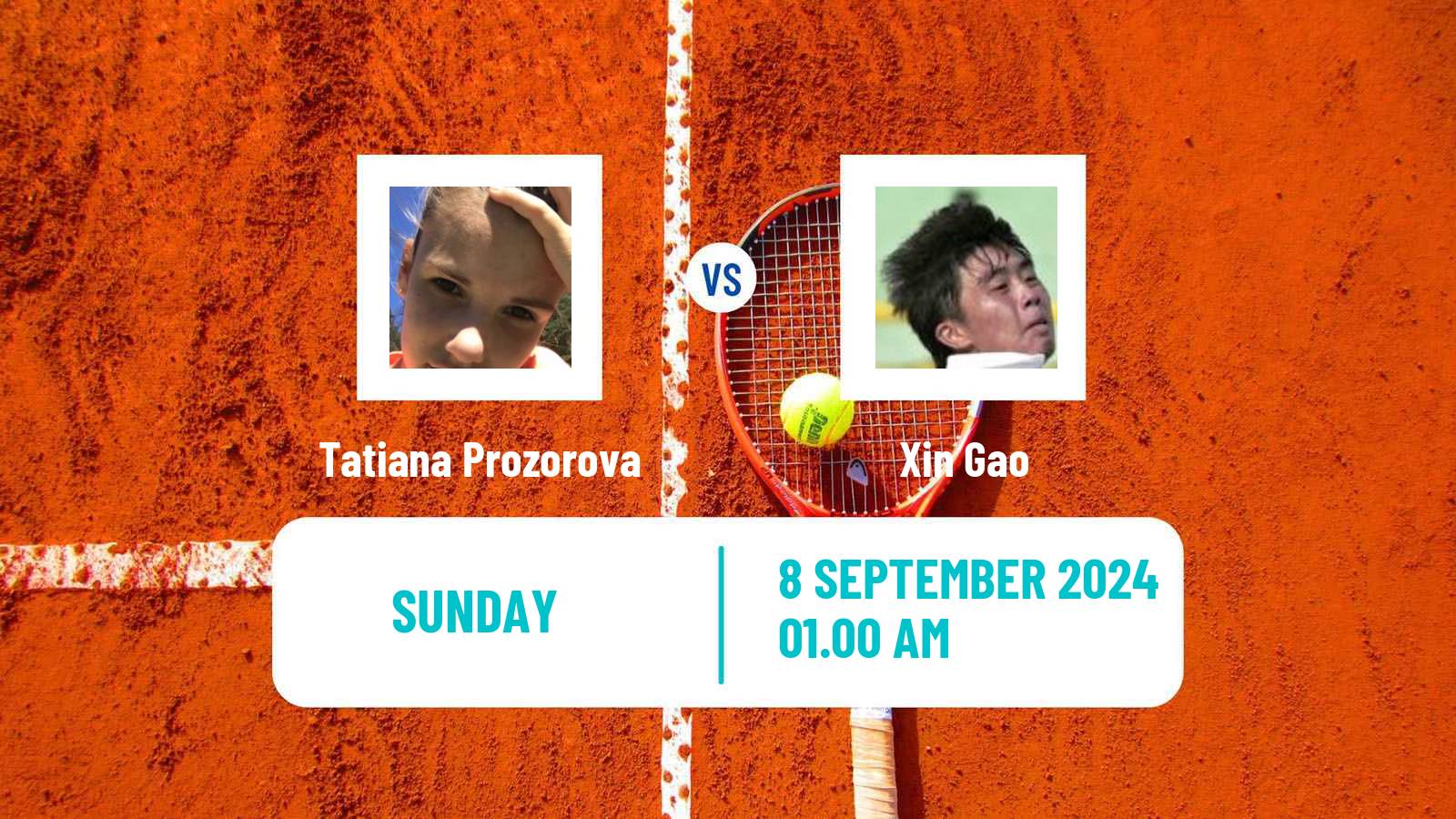 Tennis ITF W100 Incheon Women Tatiana Prozorova - Xin Gao