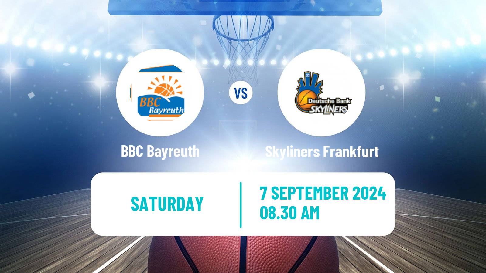 Basketball Club Friendly Basketball BBC Bayreuth - Skyliners Frankfurt