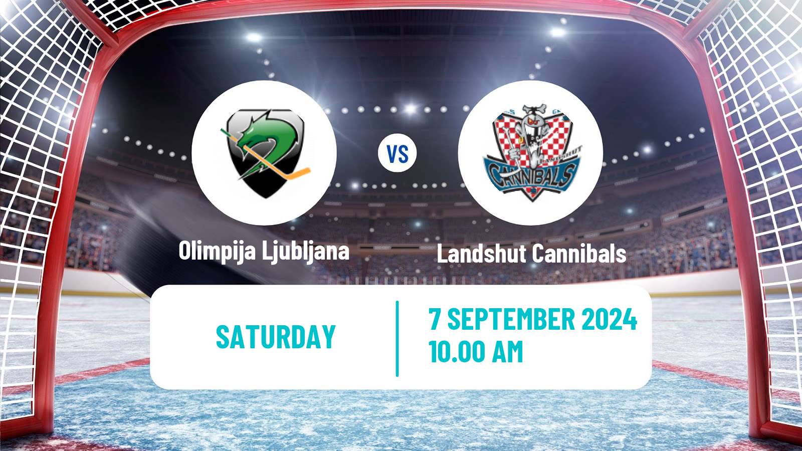 Hockey Club Friendly Ice Hockey Olimpija Ljubljana - Landshut Cannibals