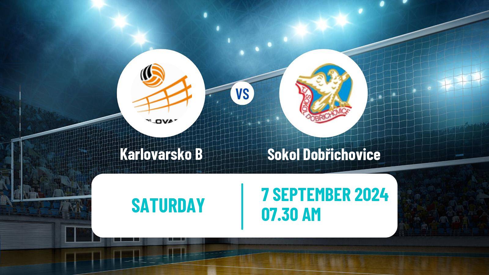 Volleyball Czech Cup Volleyball Karlovarsko B - Sokol Dobřichovice