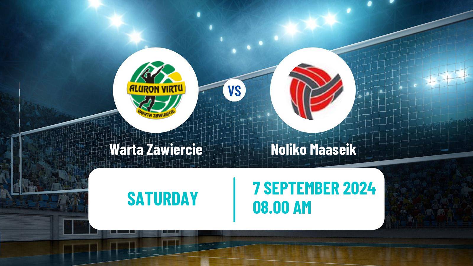 Volleyball Club Friendly Volleyball Warta Zawiercie - Noliko Maaseik