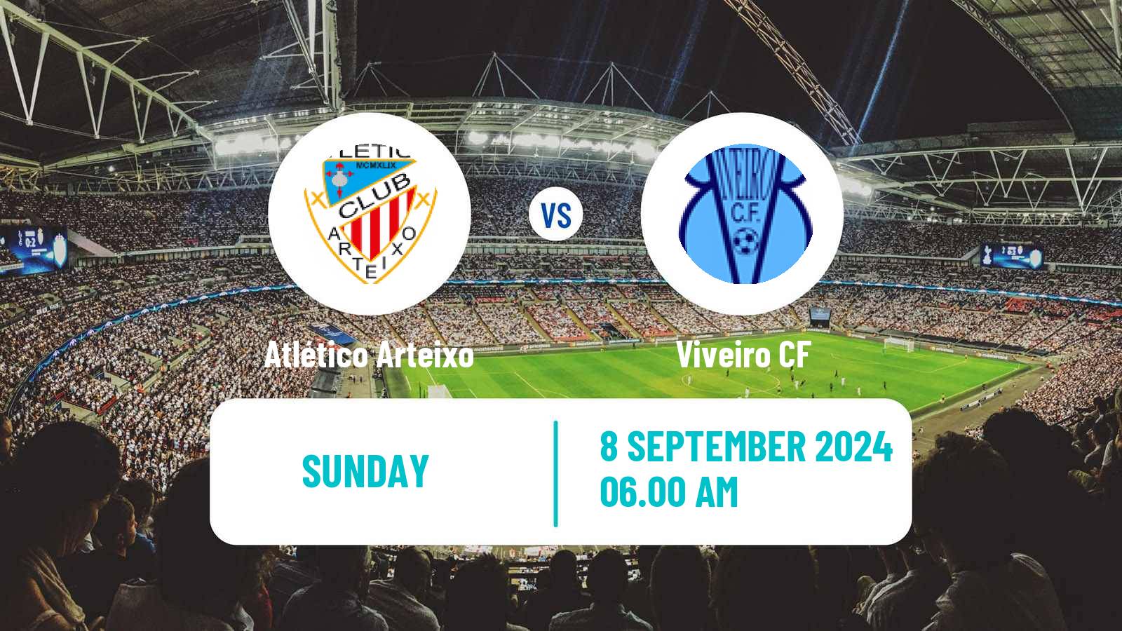 Soccer Spanish Tercera RFEF - Group 1 Atlético Arteixo - Viveiro