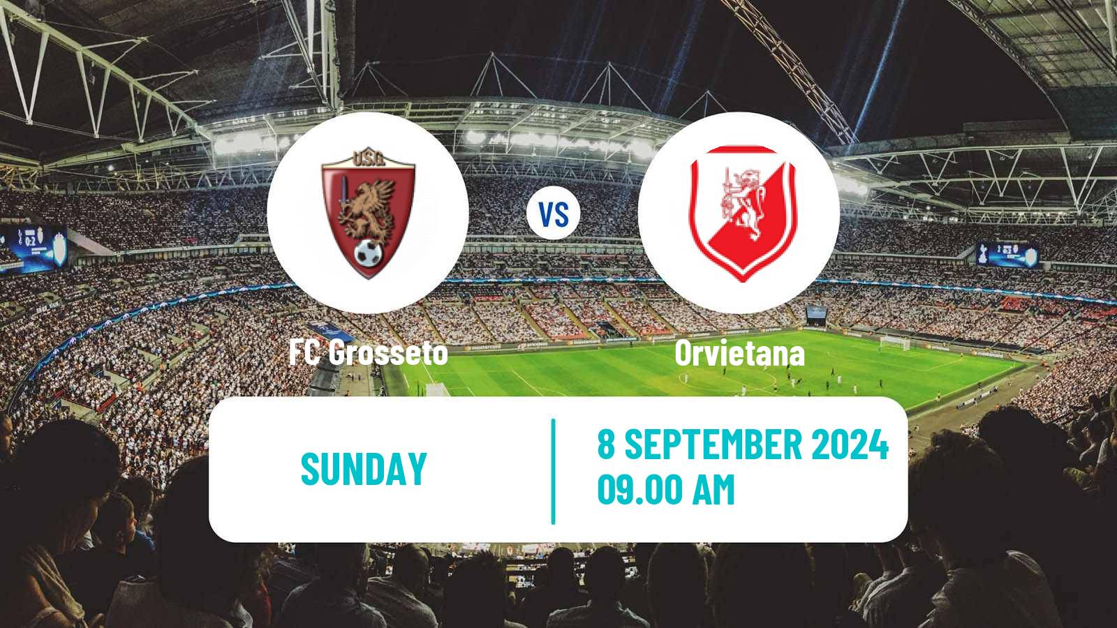 Soccer Italian Serie D - Group E Grosseto - Orvietana