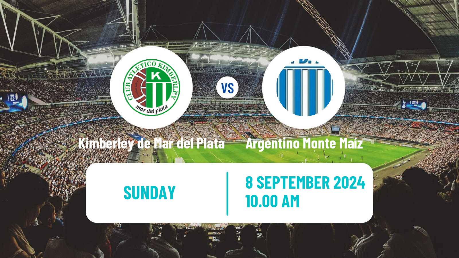 Soccer Argentinian Torneo Federal Kimberley de Mar del Plata - Argentino Monte Maíz