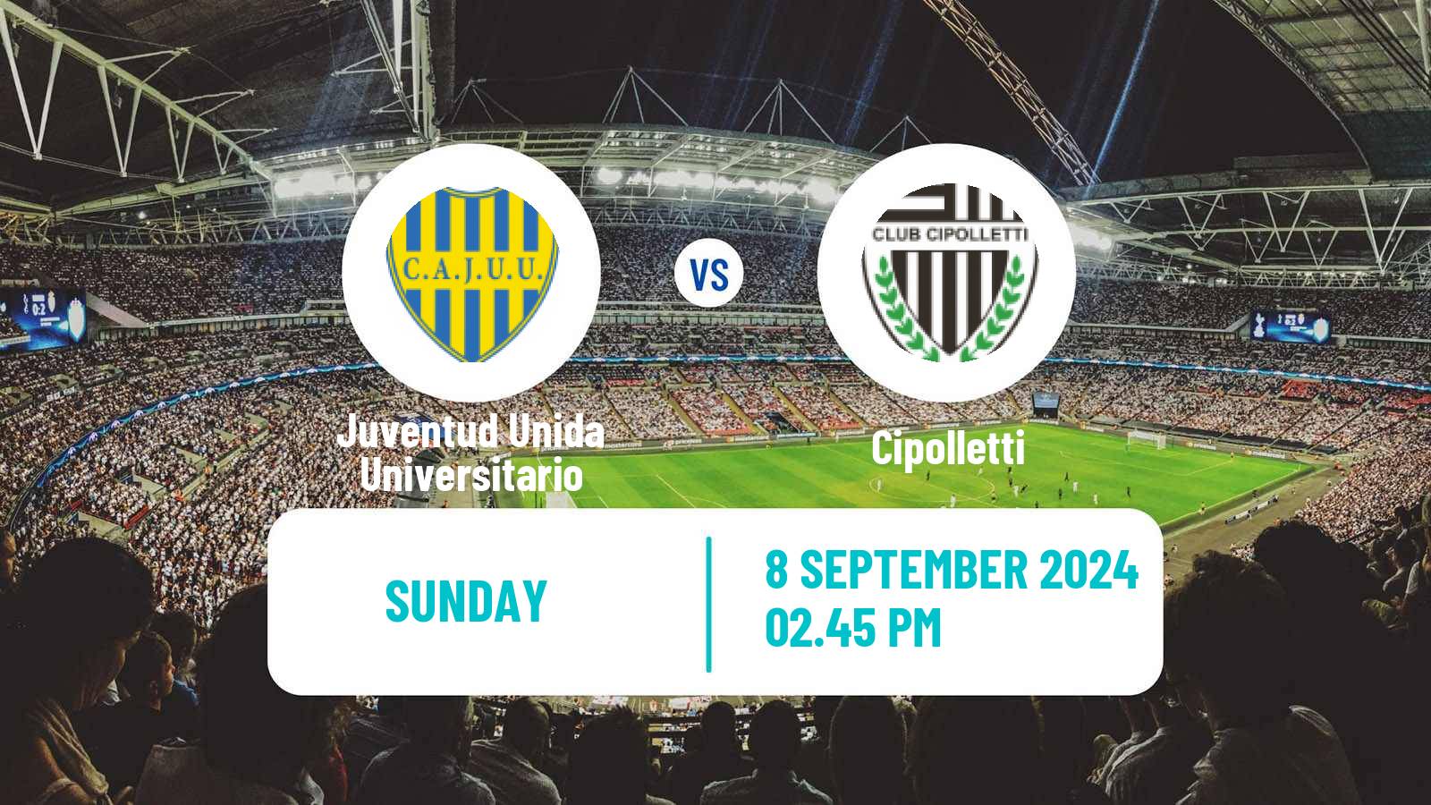 Soccer Argentinian Torneo Federal Juventud Unida Universitario - Cipolletti