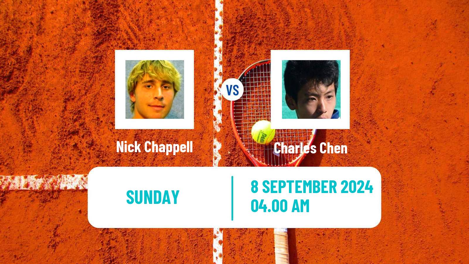 Tennis Guangzhou 2 Challenger Men 2024 Nick Chappell - Charles Chen