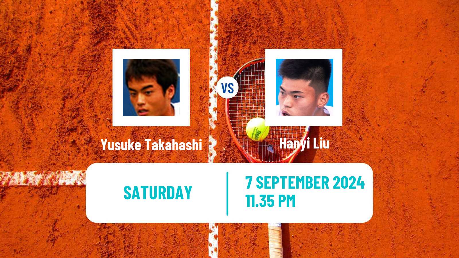 Tennis Guangzhou 2 Challenger Men 2024 Yusuke Takahashi - Hanyi Liu