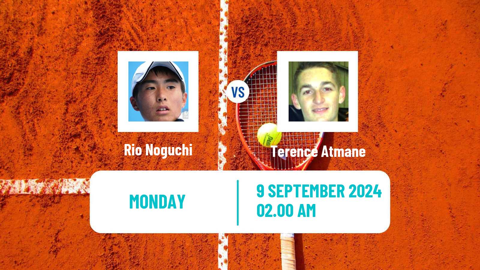 Tennis Guangzhou 2 Challenger Men 2024 Rio Noguchi - Terence Atmane