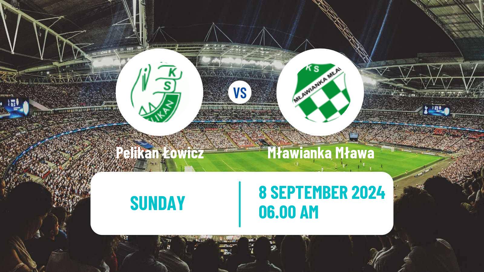 Soccer Polish Division 3 - Group I Pelikan Łowicz - Mławianka Mława