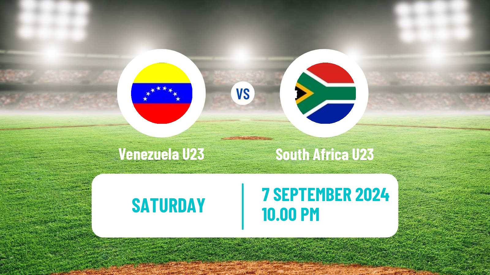 Baseball World Cup U23 Baseball Venezuela U23 - South Africa U23