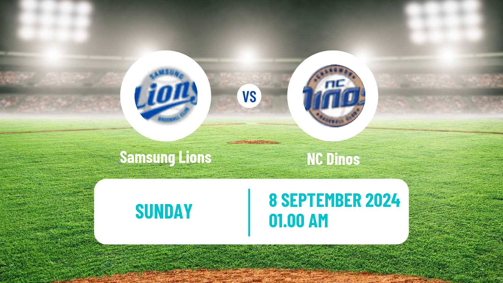 Baseball KBO Samsung Lions - NC Dinos