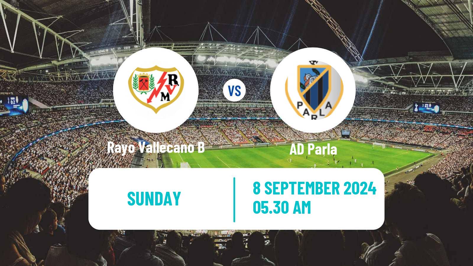 Soccer Spanish Tercera RFEF - Group 7 Rayo Vallecano B - Parla