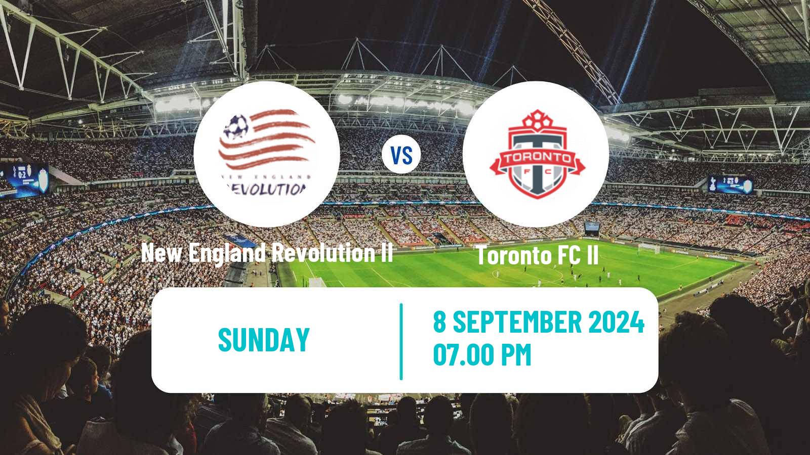 Soccer MLS Next Pro New England Revolution II - Toronto FC II