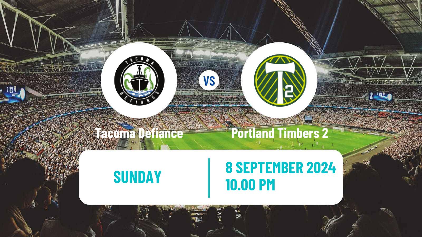 Soccer MLS Next Pro Tacoma Defiance - Portland Timbers 2