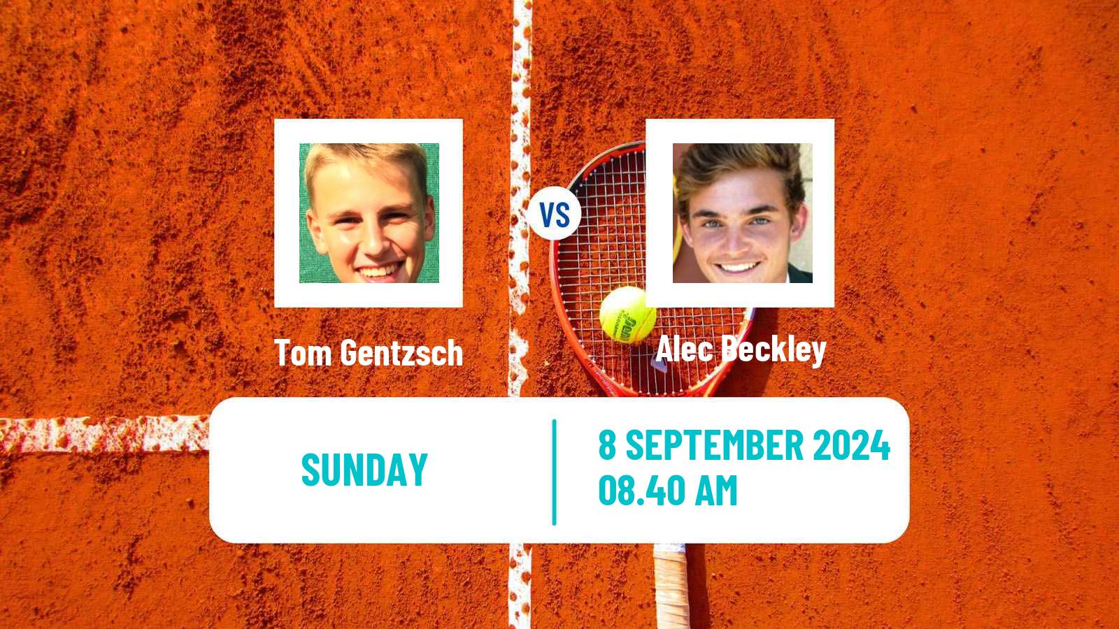 Tennis ITF M15 Haren Men Tom Gentzsch - Alec Beckley