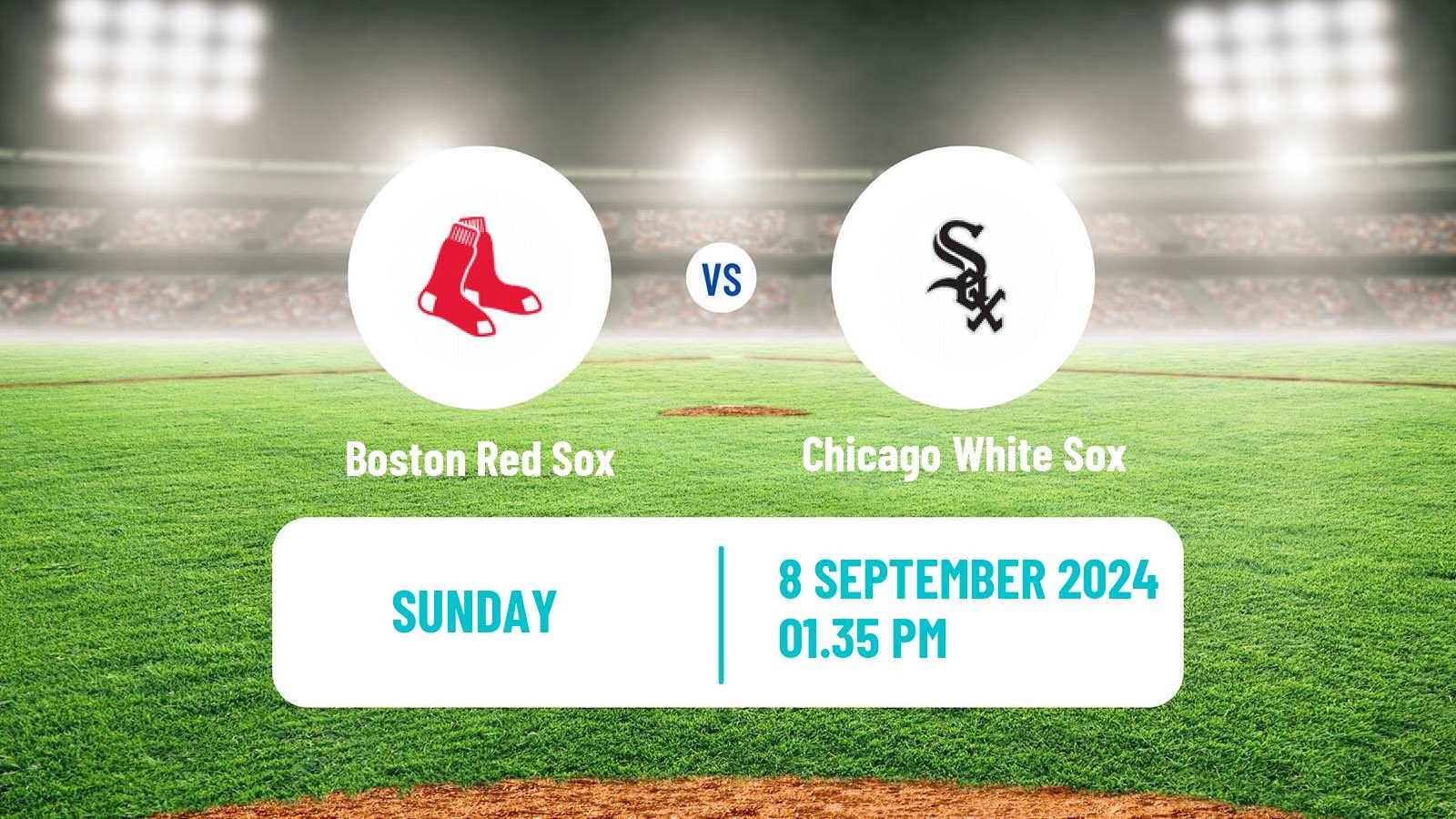 Baseball MLB Boston Red Sox - Chicago White Sox