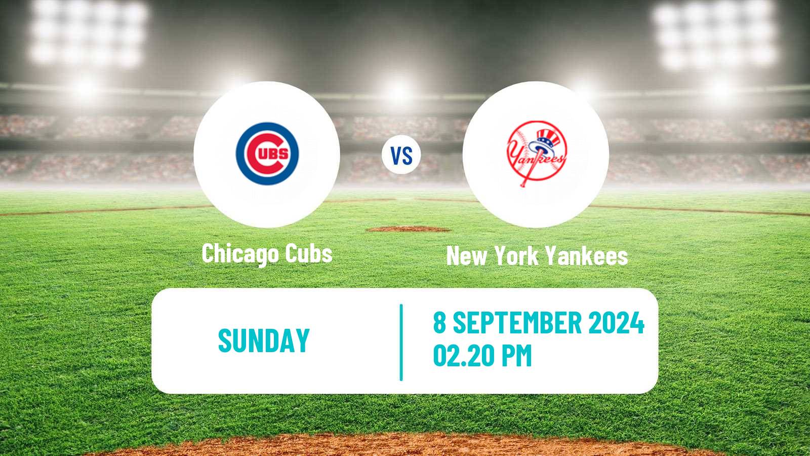 Baseball MLB Chicago Cubs - New York Yankees