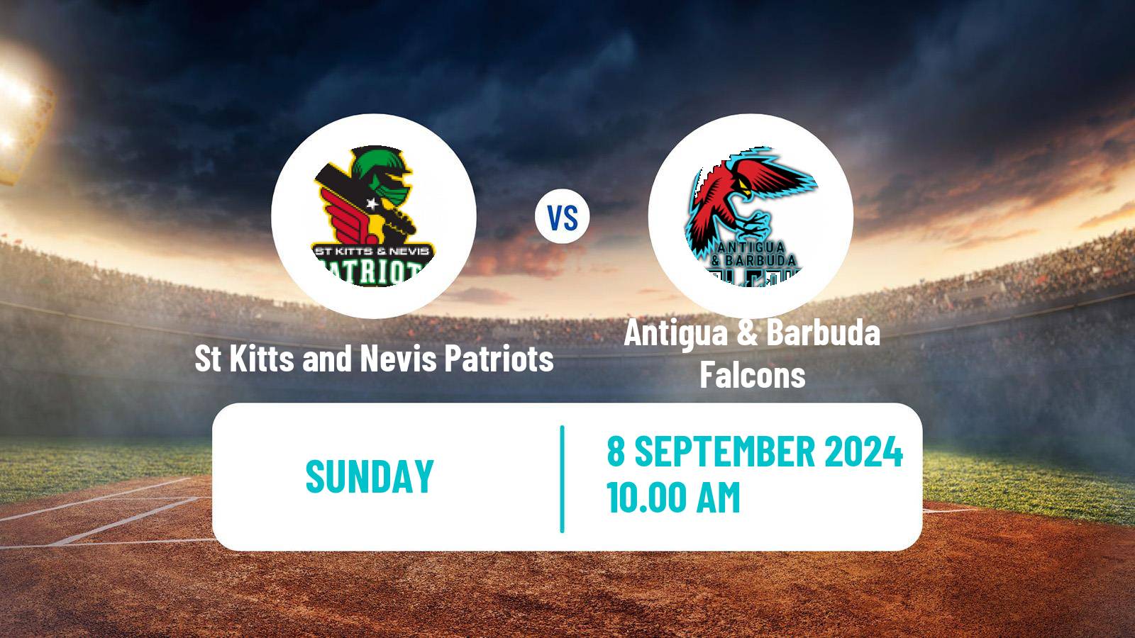 Cricket Caribbean Premier League Cricket St Kitts and Nevis Patriots - Antigua & Barbuda Falcons