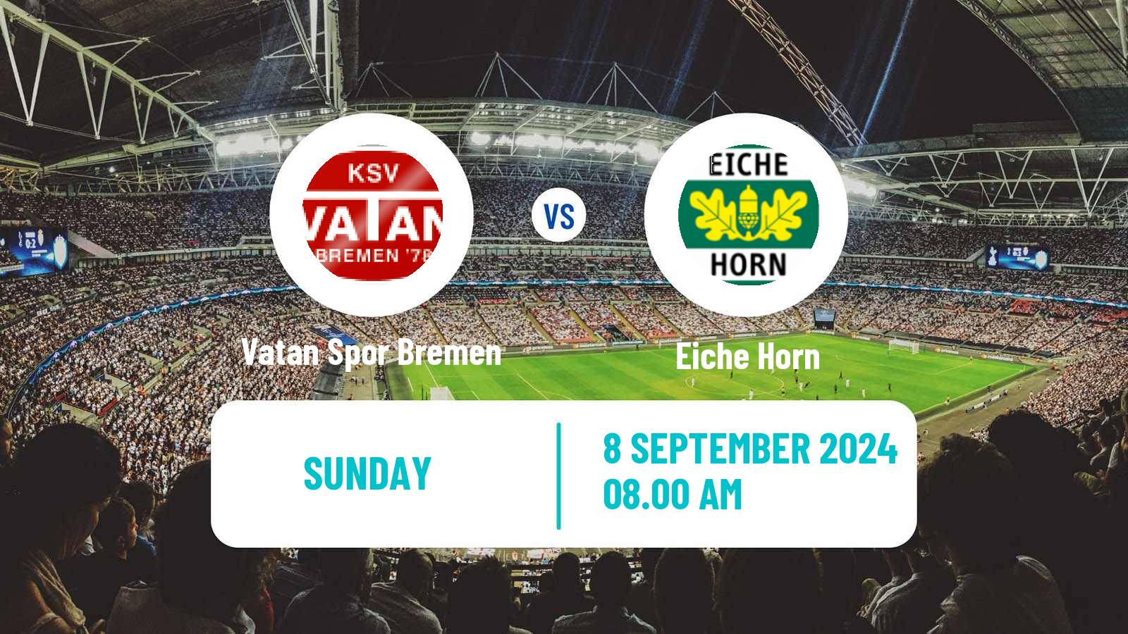 Soccer German Oberliga Bremen Vatan Spor Bremen - Eiche Horn