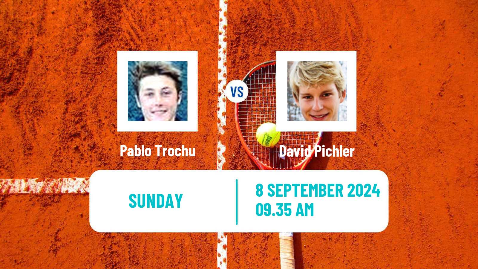 Tennis Rennes Challenger Men Pablo Trochu - David Pichler