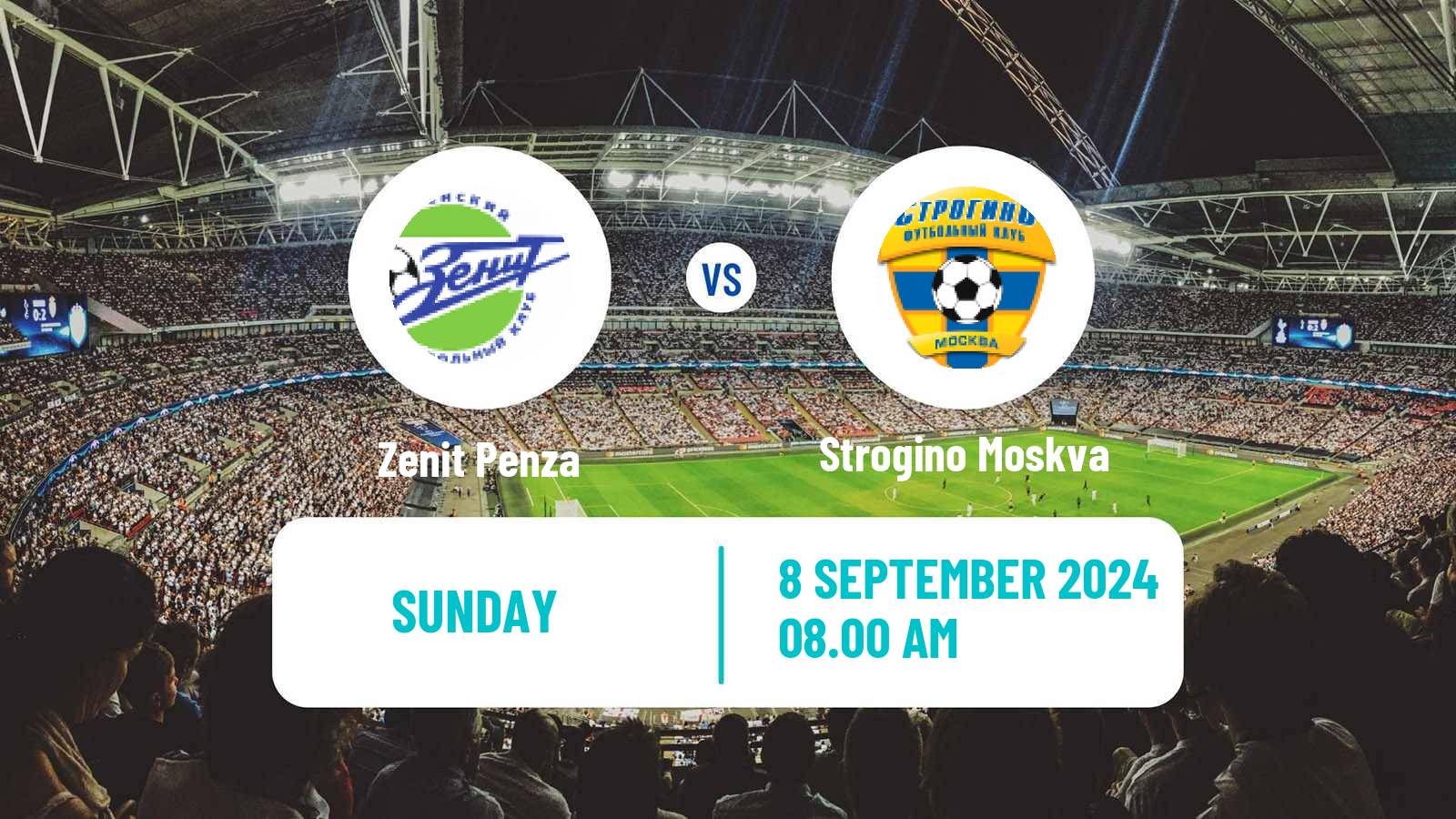 Soccer FNL 2 Division B Group 3 Zenit Penza - Strogino Moskva