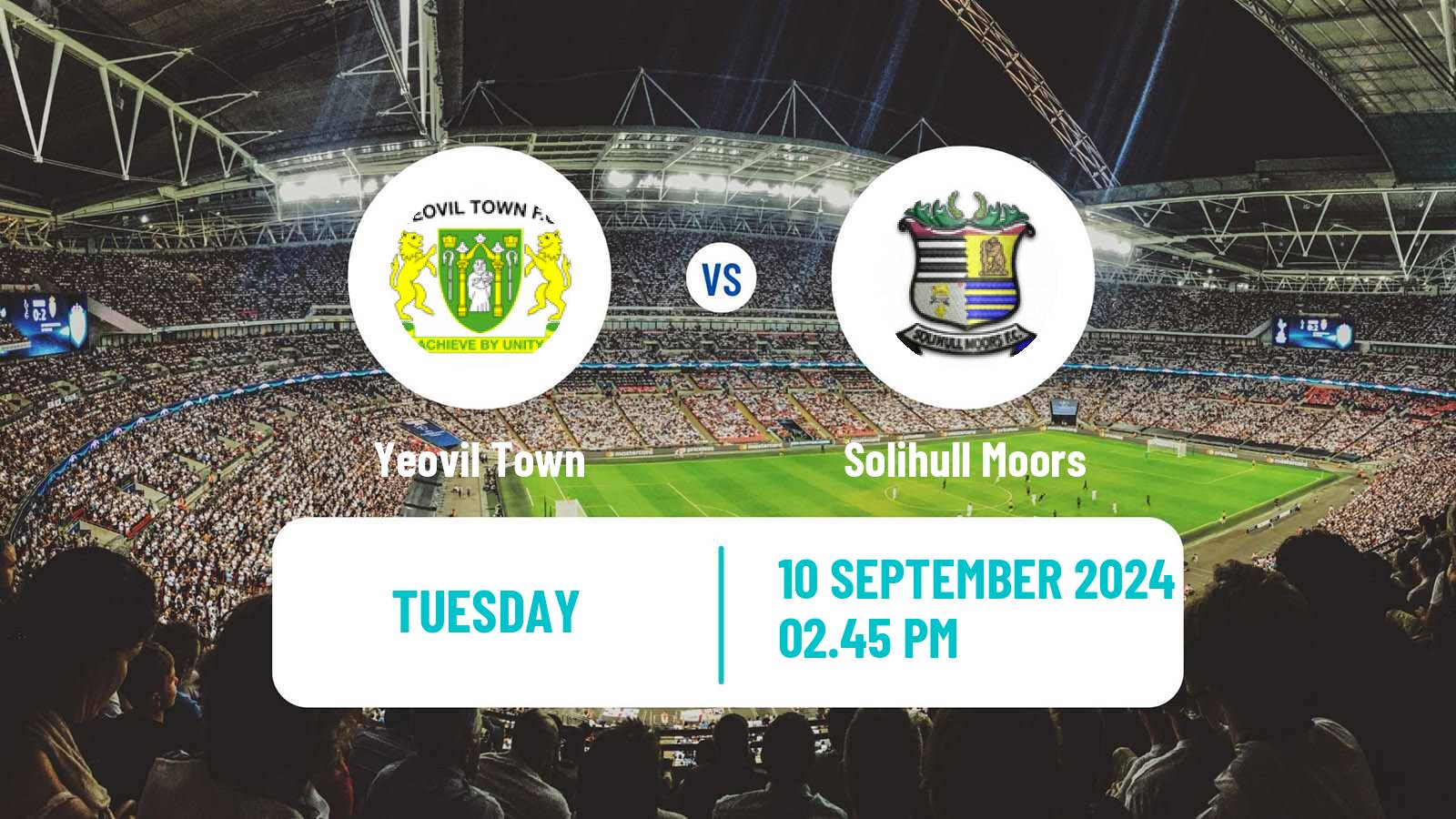 Soccer English National League Yeovil Town - Solihull Moors