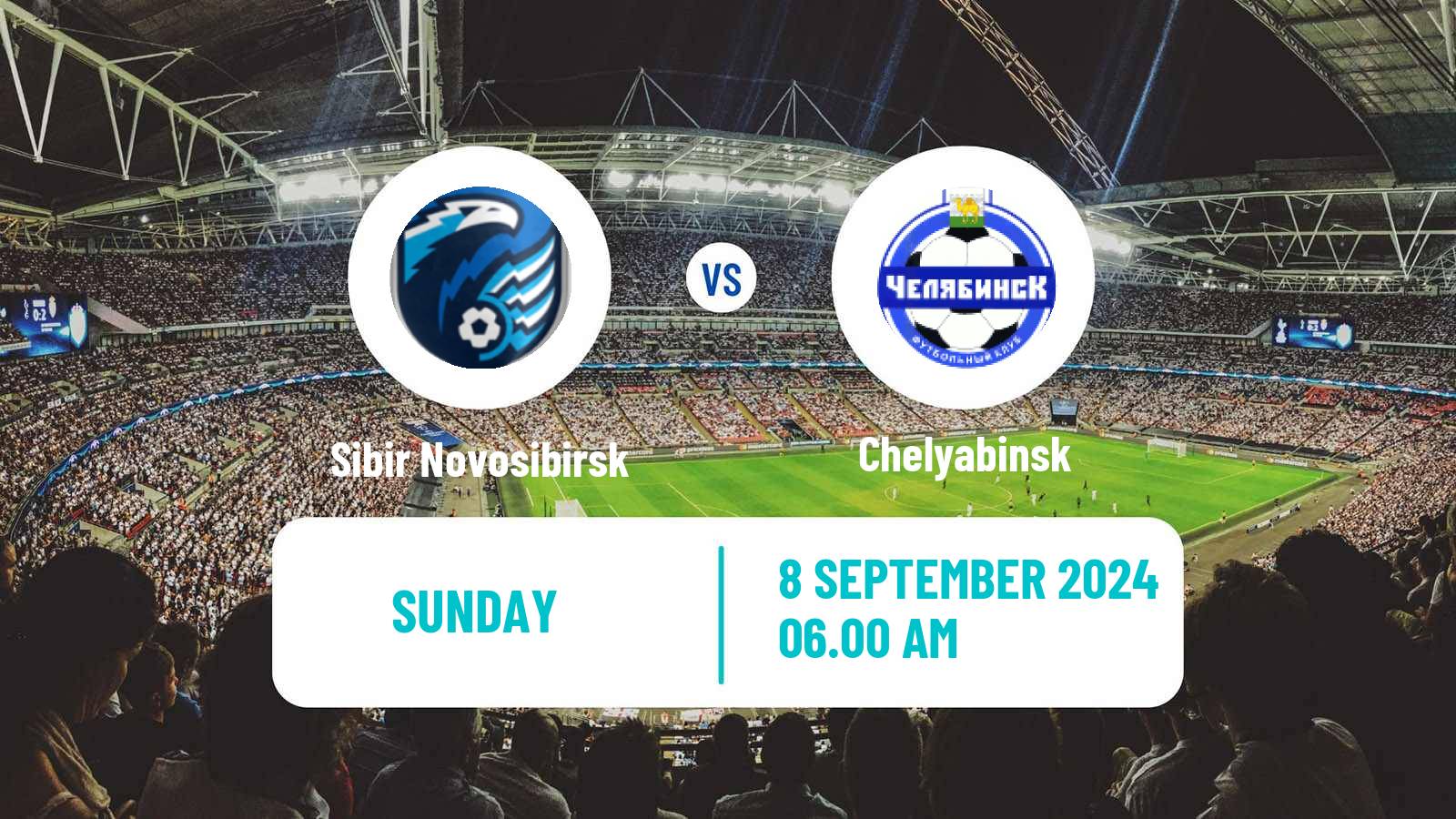 Soccer Russian FNL 2 Division A Gold Sibir Novosibirsk - Chelyabinsk