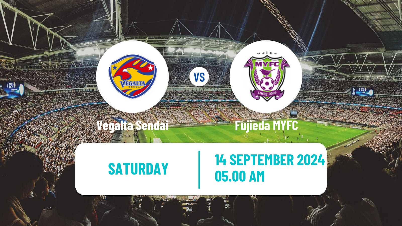 Soccer Japan J2 League Vegalta Sendai - Fujieda MYFC