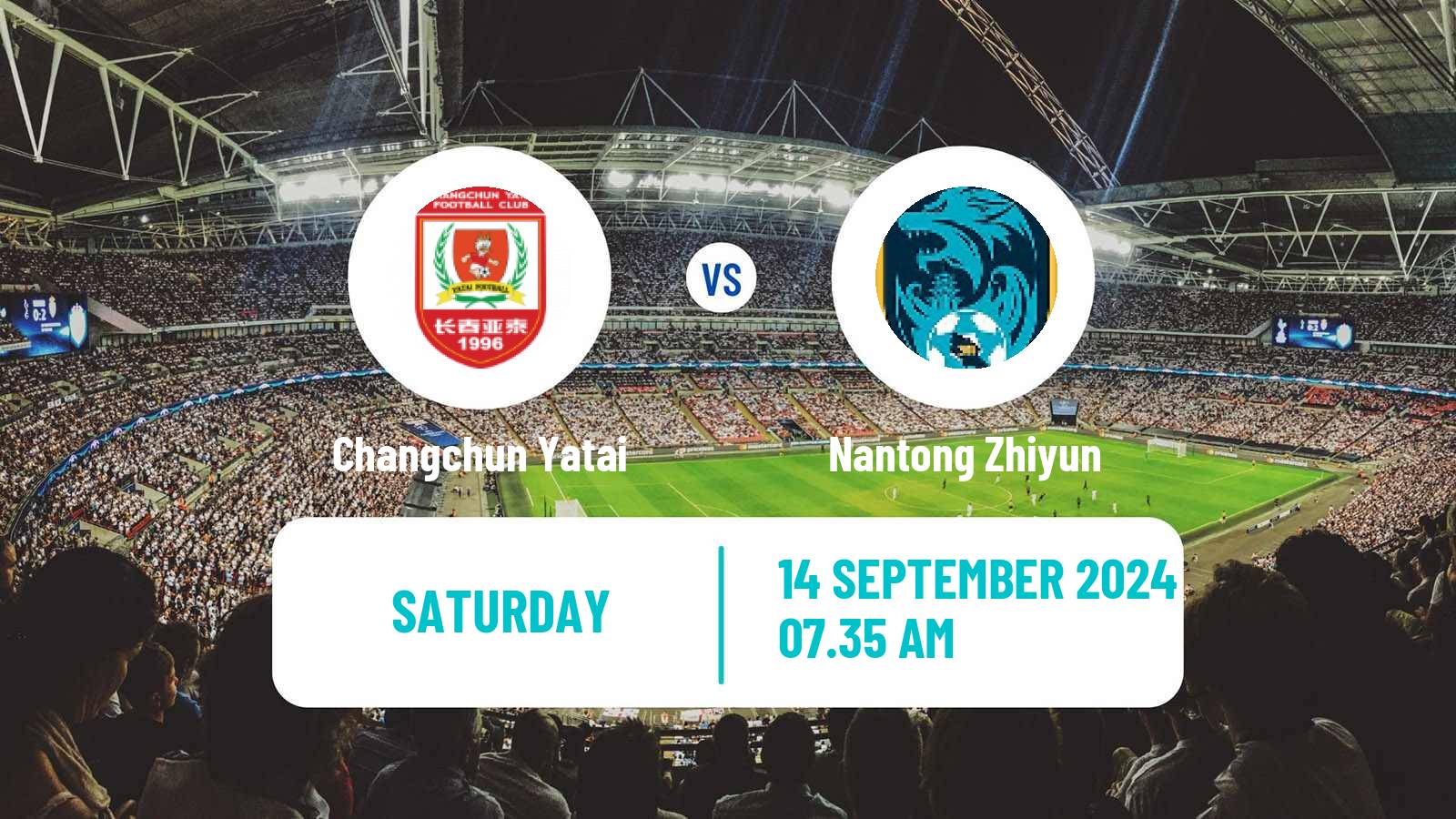 Soccer Chinese Super League Changchun Yatai - Nantong Zhiyun