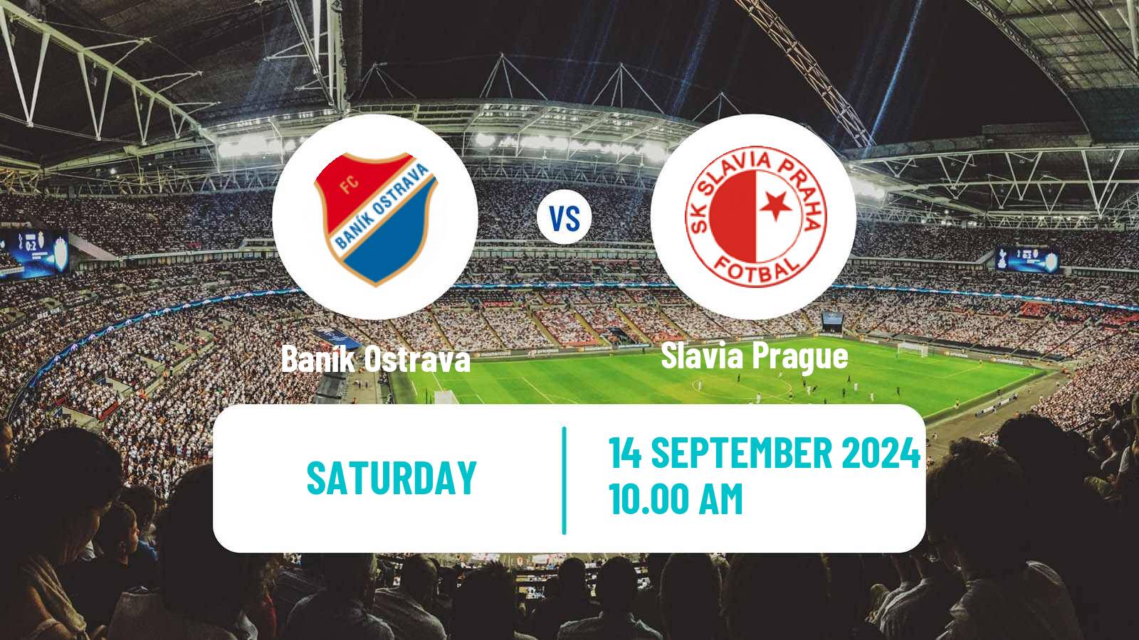 Soccer Czech 1 Liga Baník Ostrava - Slavia Prague