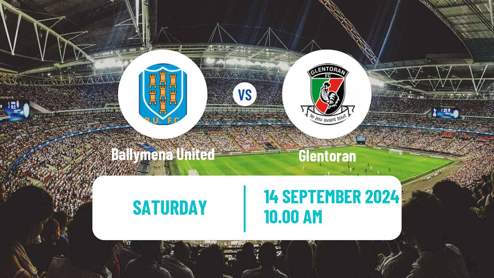 Soccer Northern Irish Premiership Ballymena United - Glentoran