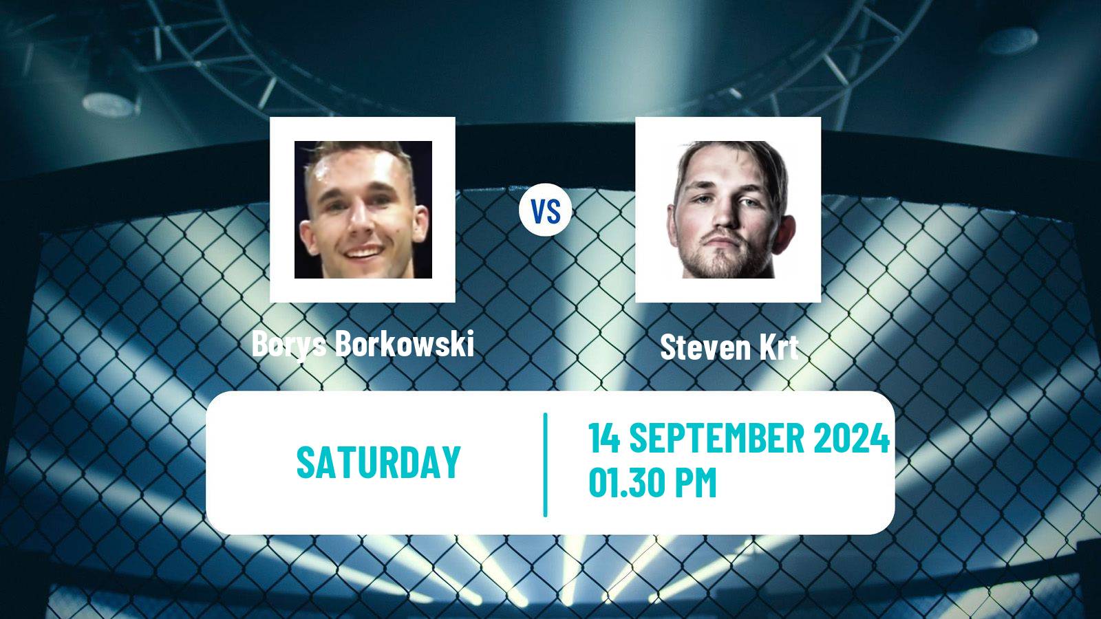 MMA Catchweight Ksw Men Borys Borkowski - Steven Krt