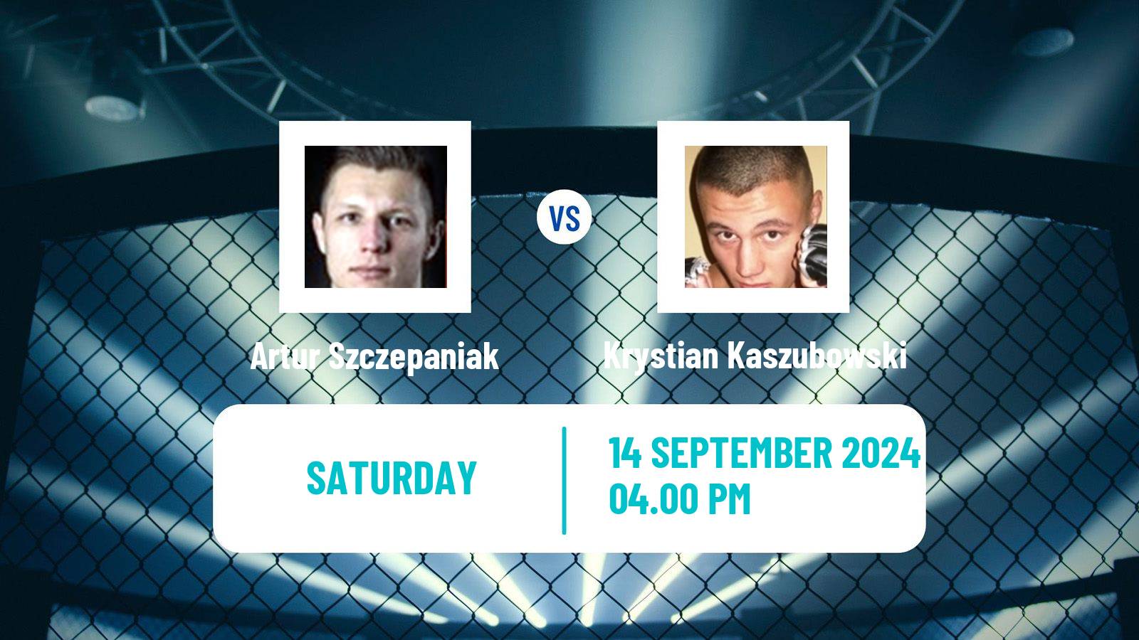 MMA Welterweight Ksw Men Artur Szczepaniak - Krystian Kaszubowski