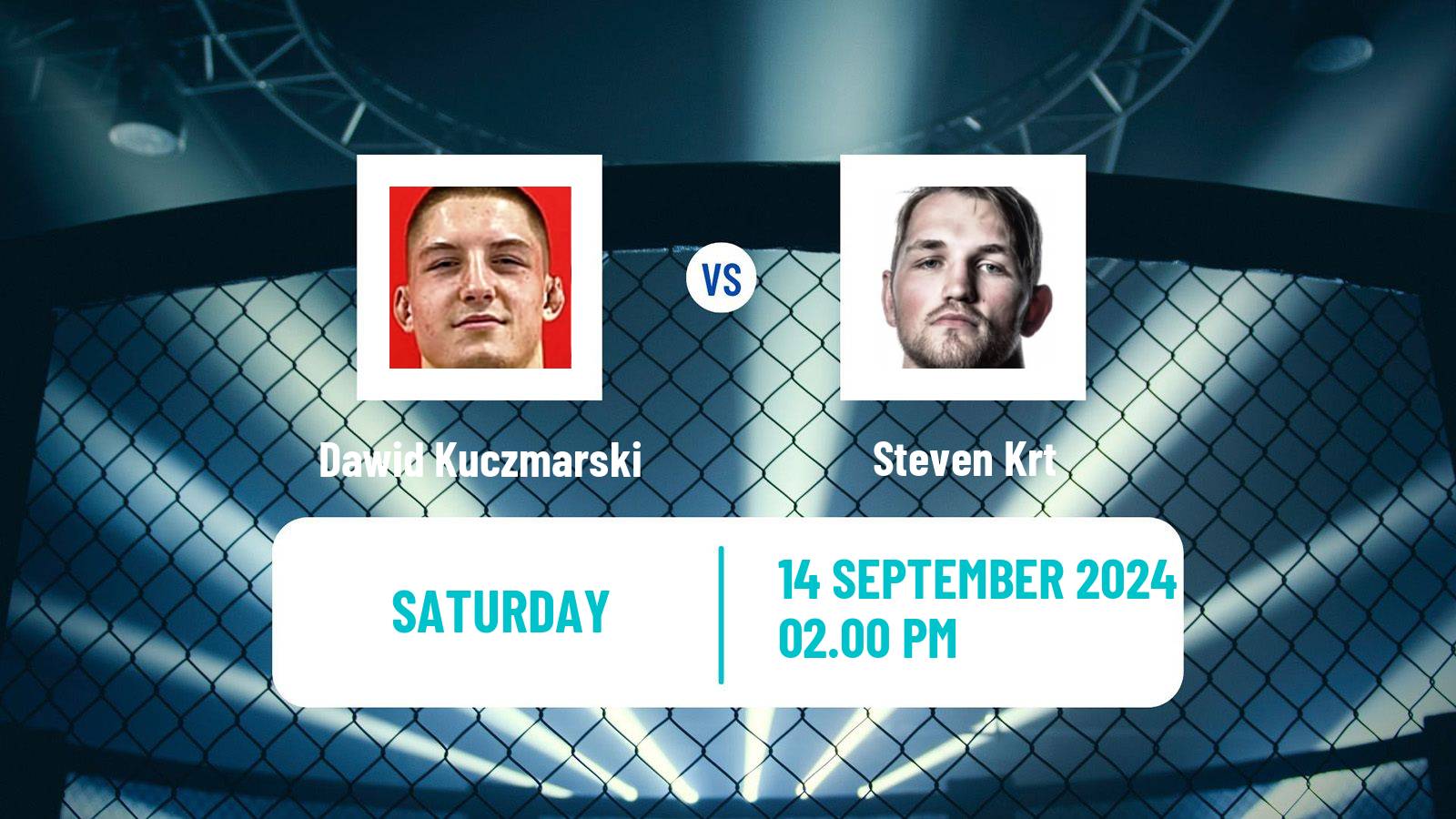 MMA Welterweight Ksw Men Dawid Kuczmarski - Steven Krt