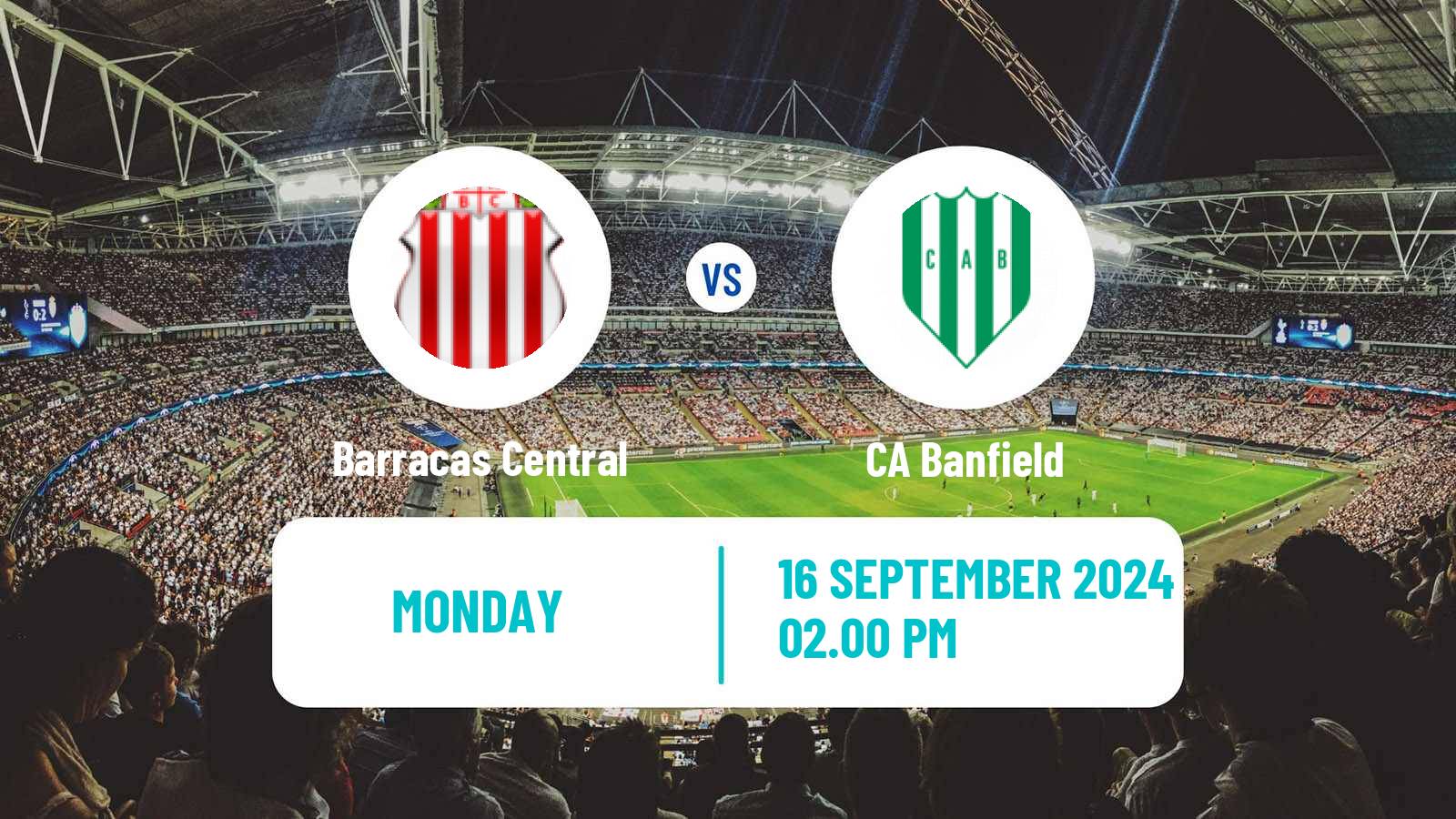 Soccer Argentinian Liga Profesional Barracas Central - Banfield