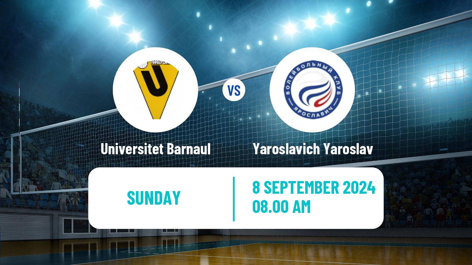 Volleyball Russian Cup Volleyball Universitet Barnaul - Yaroslavich Yaroslav