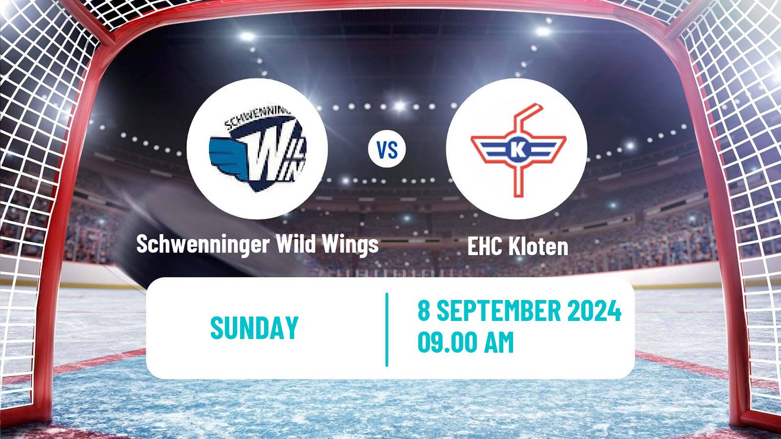 Hockey Club Friendly Ice Hockey Schwenninger Wild Wings - EHC Kloten