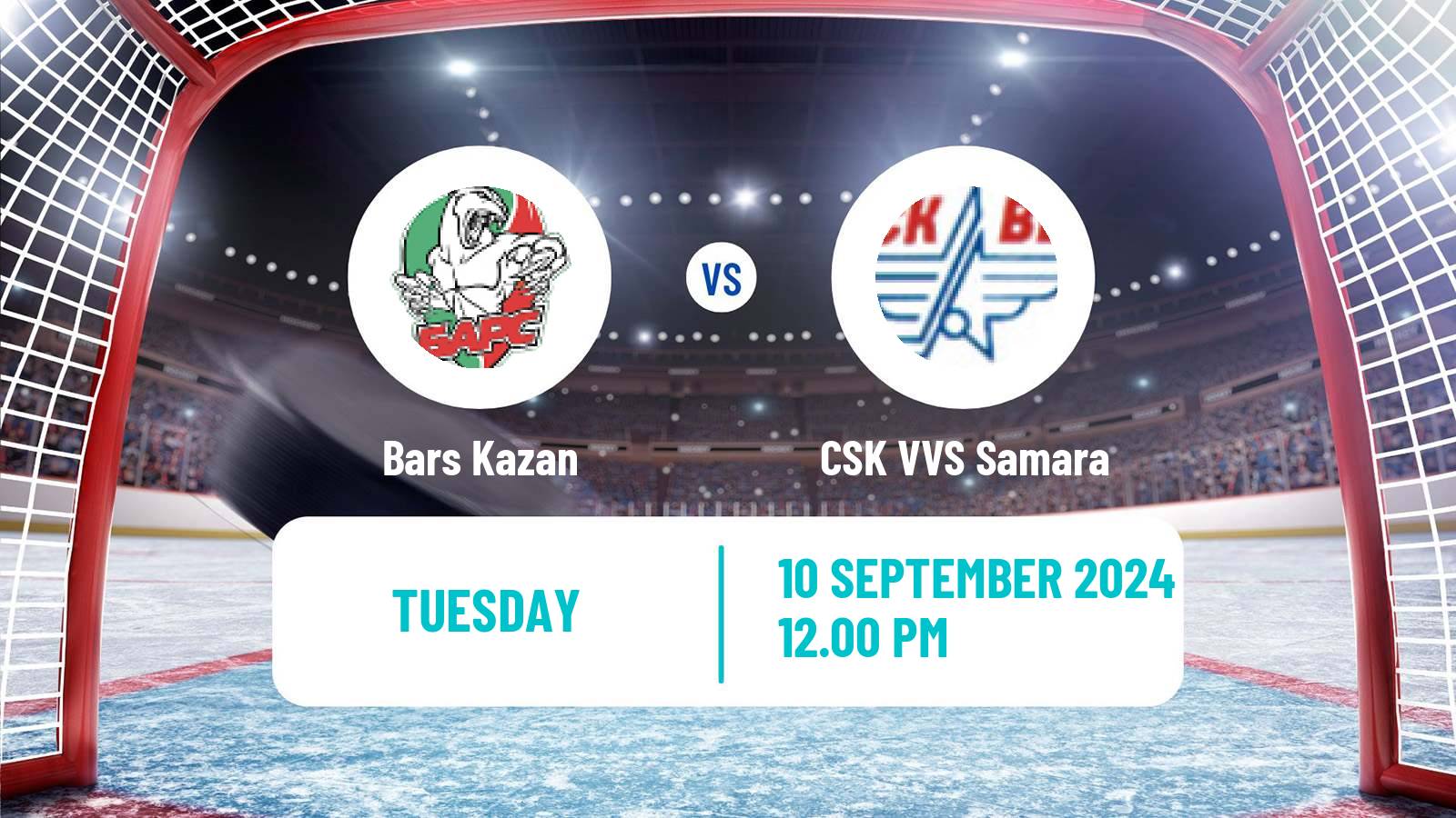 Hockey VHL Bars Kazan - CSK VVS Samara