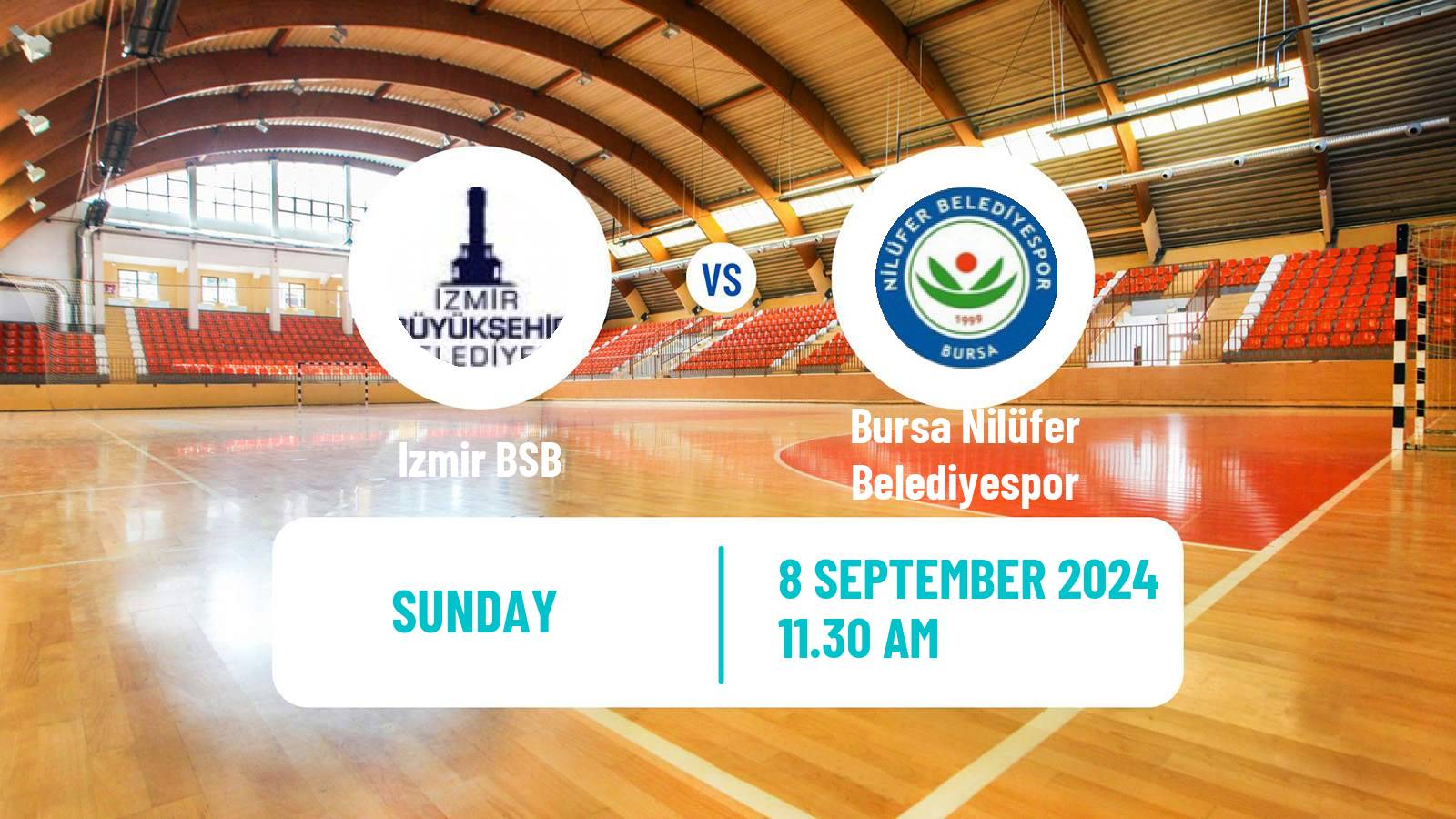 Handball Turkish Superlig Handball Izmir BSB - Bursa Nilüfer Belediyespor