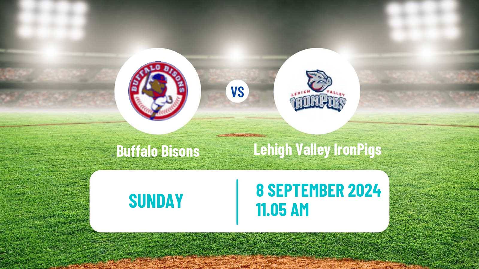 Baseball IL Buffalo Bisons - Lehigh Valley IronPigs